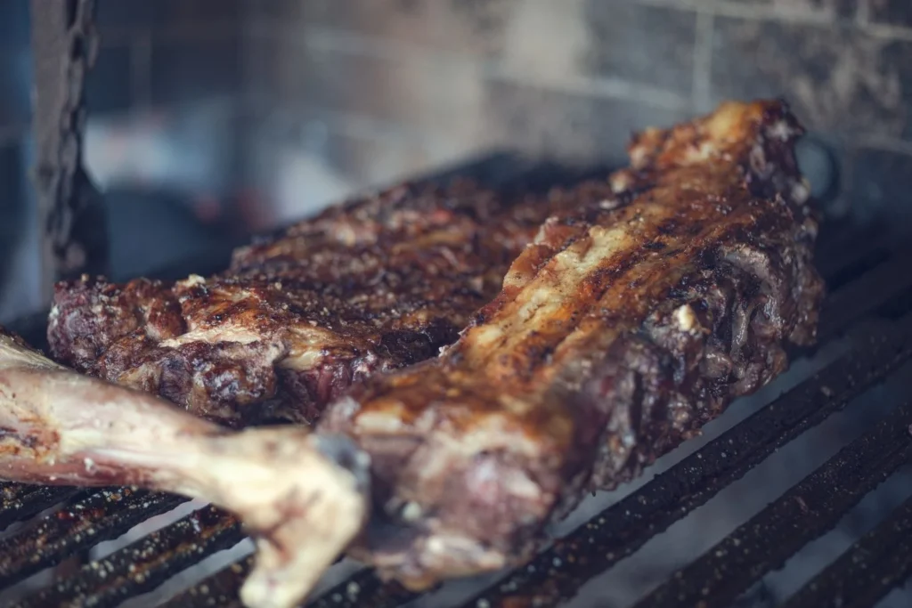 Gastronomía patagónica - cordero asado